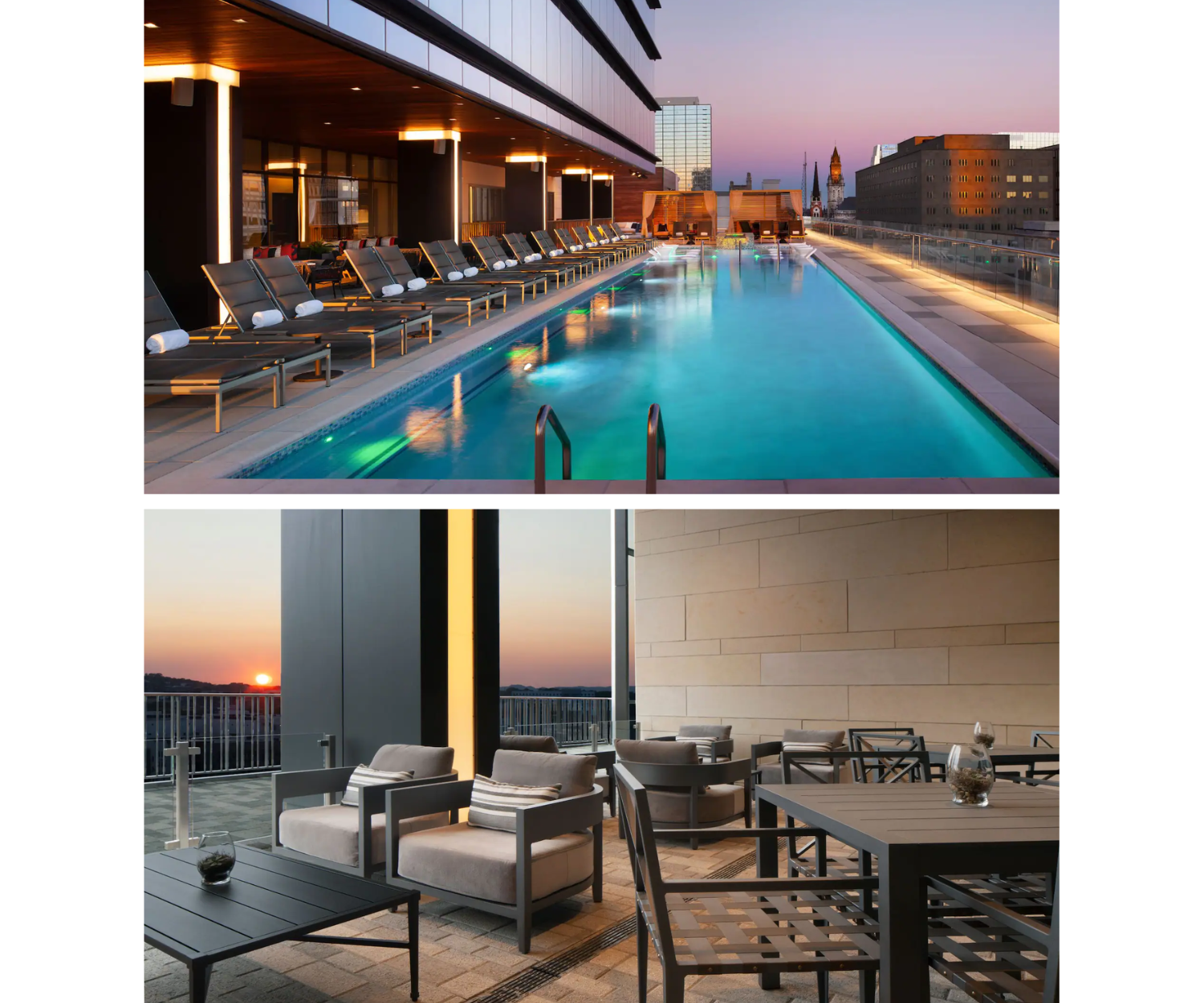 Grand Hyatt Nashville pool deck 5th floor