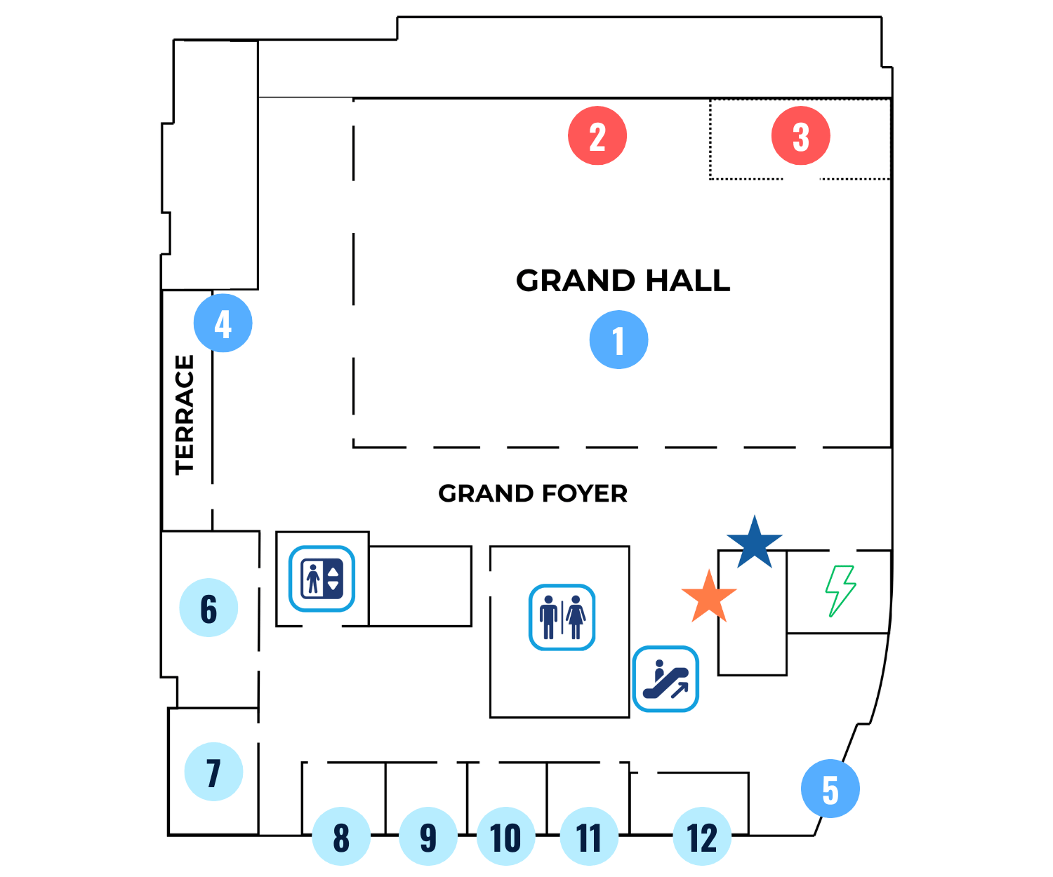 2nd foor PCDL 2026 Key locations Web