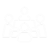 Networking Icon - White
