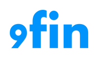 9fin_BlueOnTransparent_Horizontal