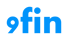 9fin_BlueOnTransparent_Horizontal