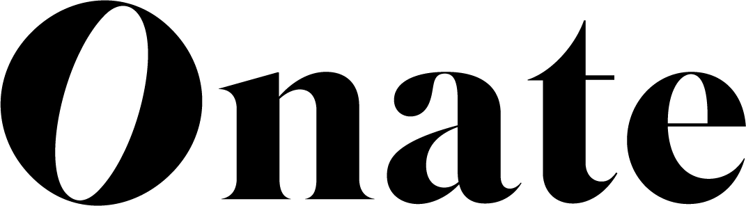 Onate logo transparent black