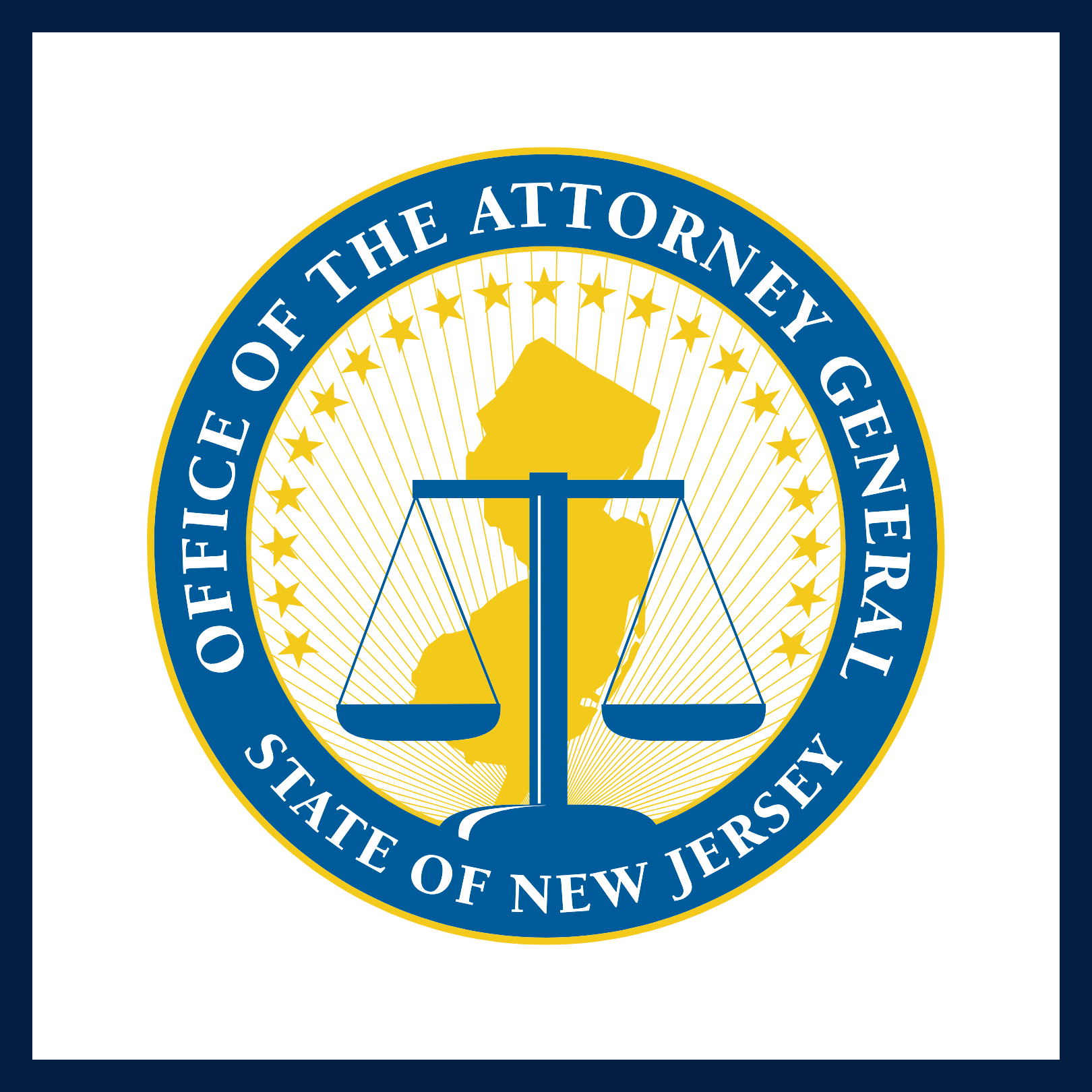 State of New Jersey Department of Law and Public Safety logo PCC